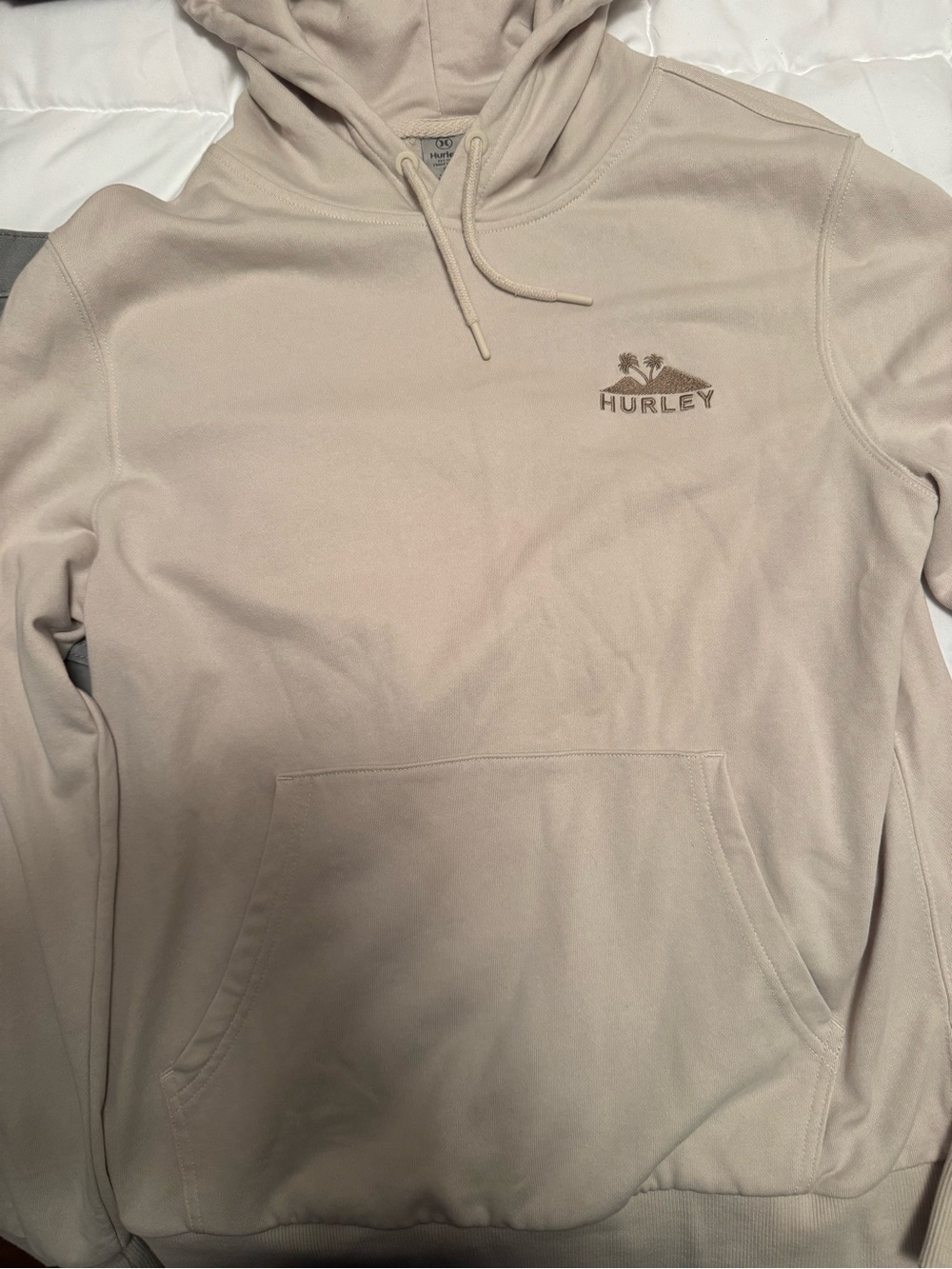 Hurley Men's Hoodie in Light Tan